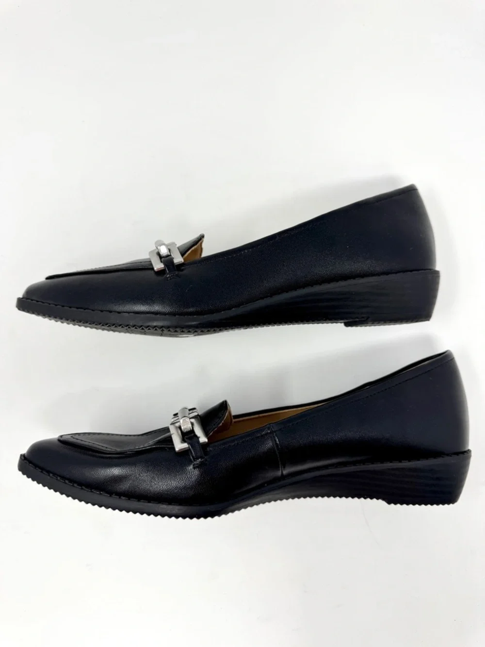 Adrienne Vittadini Women's Carolyn Detailed Slip-on Moc Wedge Loafers